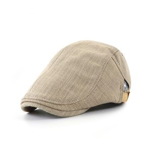 Casquette tout-aller décontractée à coutures rayées pour hommes