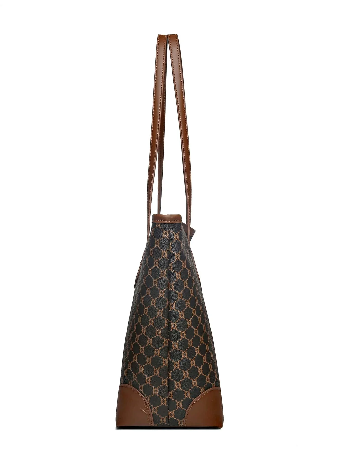 Sac fourre-tout à épaule motif géométrique – Image 4