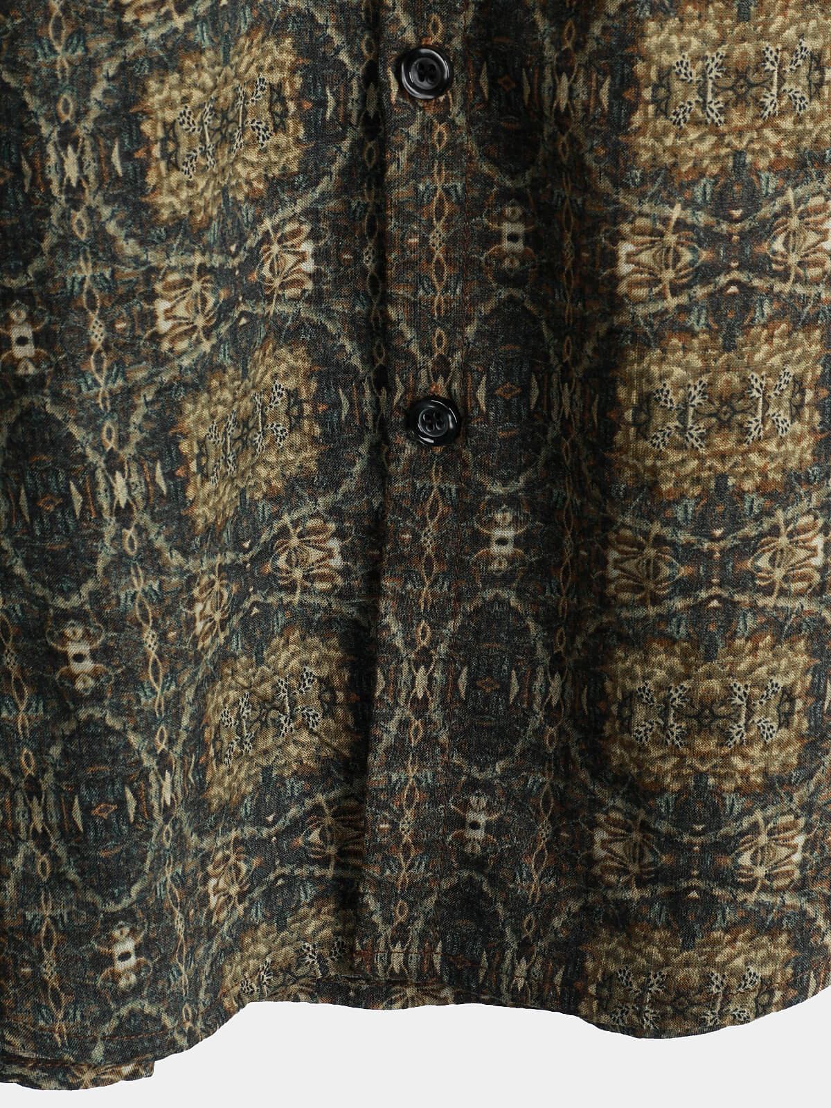 Chemise boutonnée rétro d'été à manches courtes en coton vintage pour hommes des années 70 – Image 3