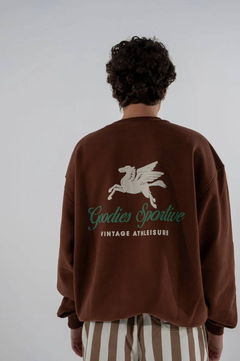 550G Premium chocolate crewneck – Image 3