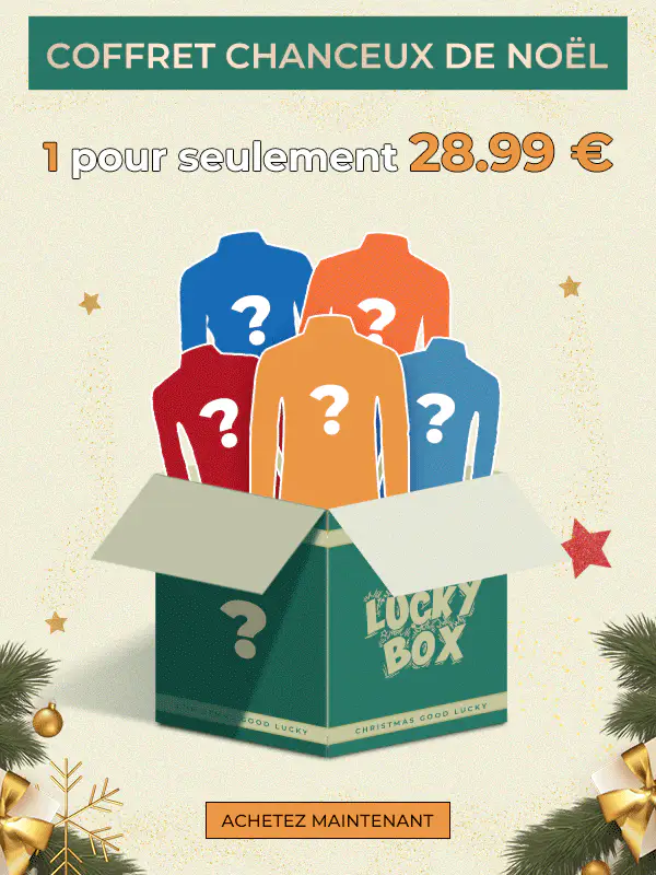 Boîte mystère porte-bonheur de Noël