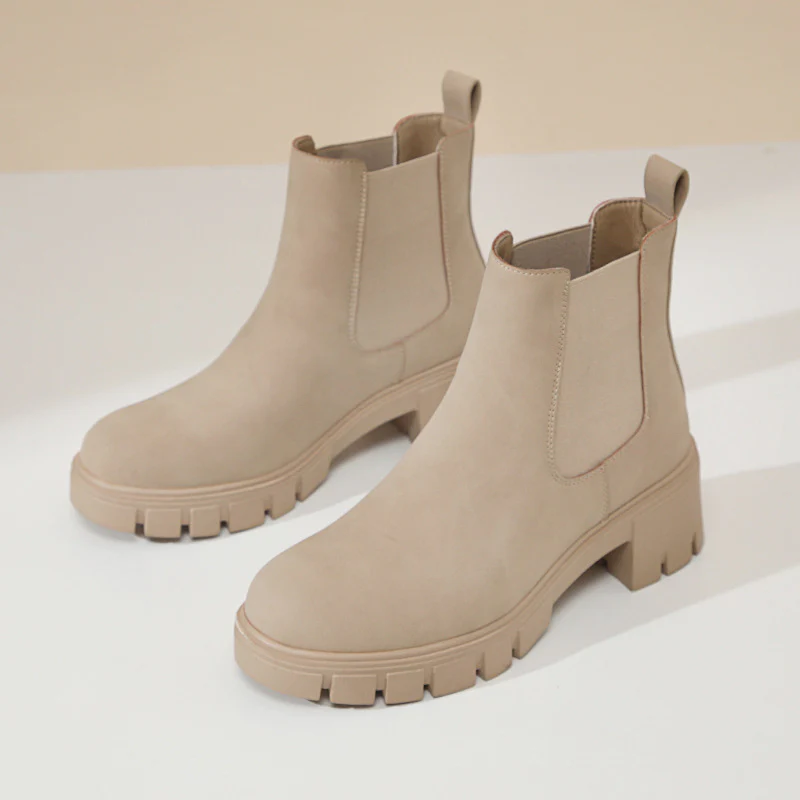 Bottes Femme Style Dr Martens Semelle Épaisse – Image 4