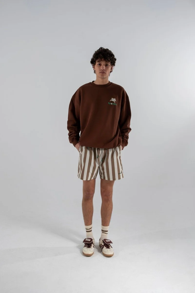 550G Premium chocolate crewneck – Image 4