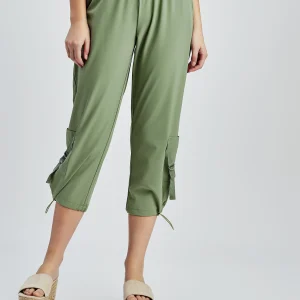 Capri large décontracté à enfiler