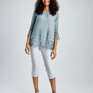 Tunique ample à manches 3/4