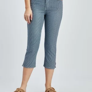 Capri droit en denim