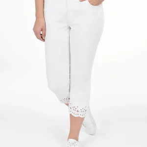 Capri droit en denim