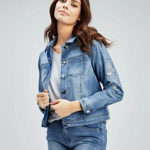 Veste en denim à manches longues