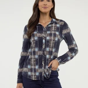 Blouse à manches longues avec boutons