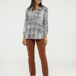 Tunique en tricot à manches longues