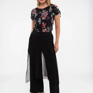 Pantalon habillé avec voile