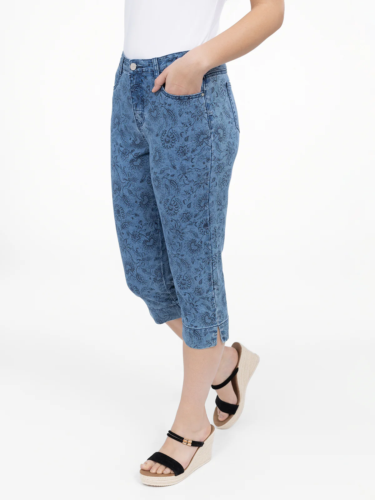 Capri droit en denim – Image 2