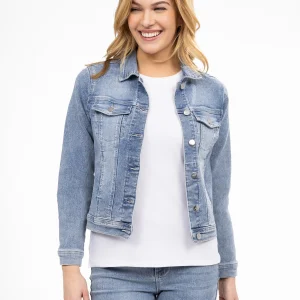 Veste en denim à manches longues