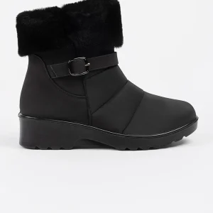 Bottes d'hiver à talons compensés