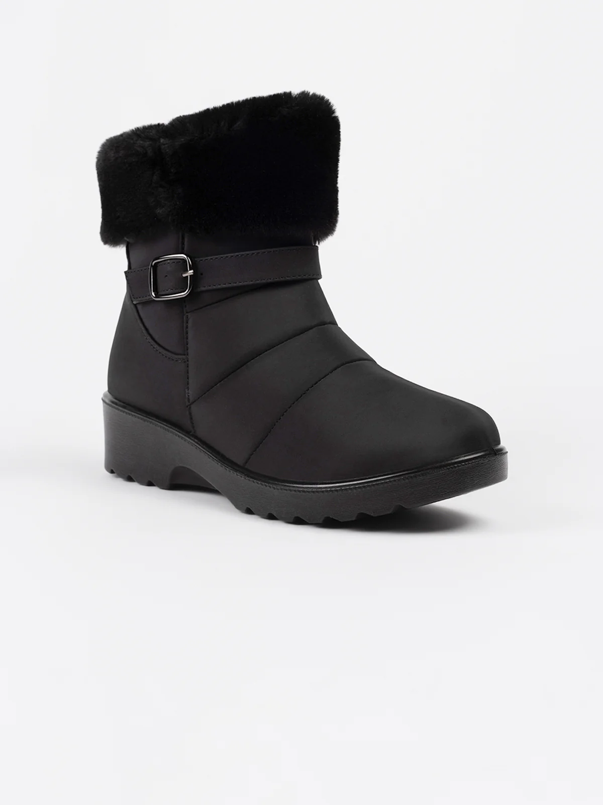 Bottes d'hiver à talons compensés – Image 3