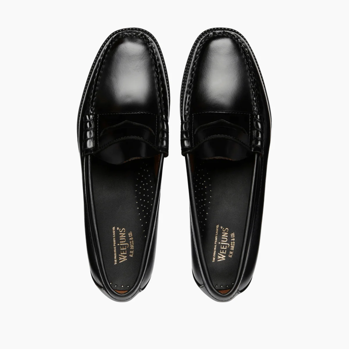 WEEJUN HERITAGE LARSON MOC PEN - Black Lthr – Image 4