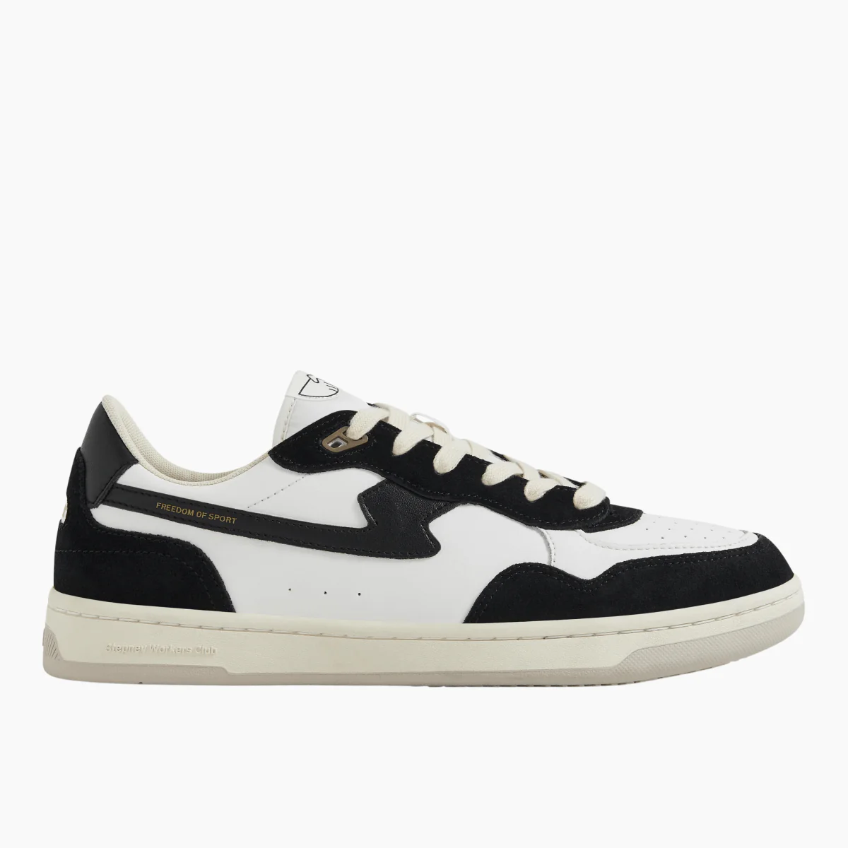 PRO CUP 01 S-STRIKE LEATHER SUEDE BLK / WHT