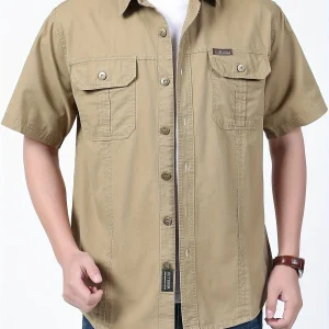 Sébastien|Chemise cargo élégante pour hommes