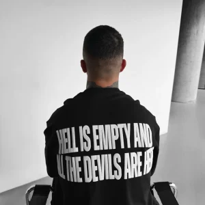Oversize Statement T-shirt - Black
