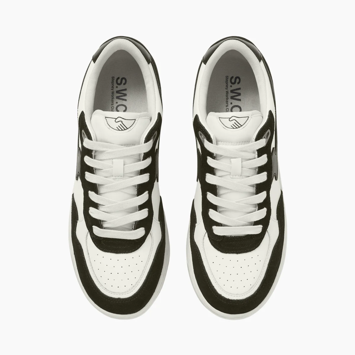 PRO CUP 01 S-STRIKE LEATHER SUEDE BLK / WHT – Image 4