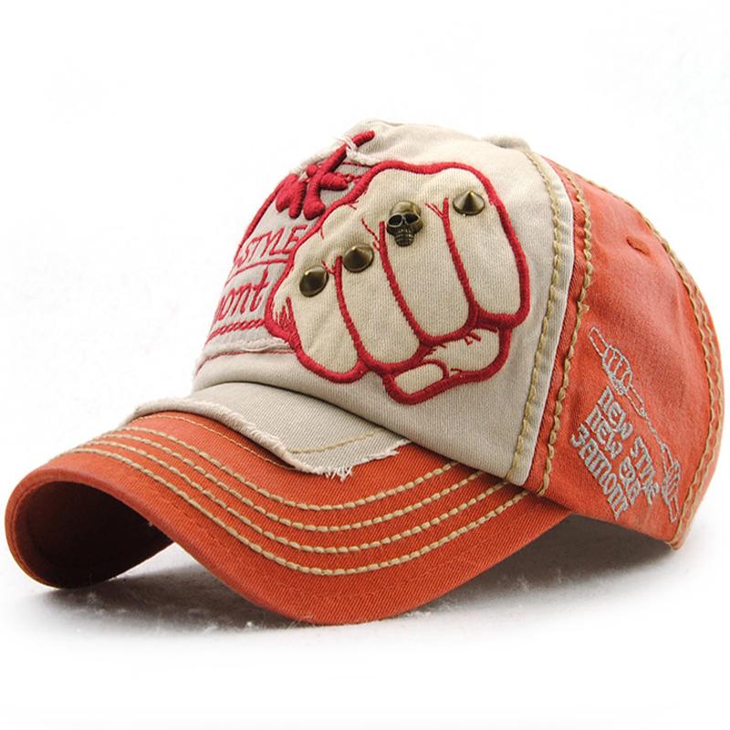 Casquette décontractée à motif de poing et lettre de mode pour hommes – Image 3