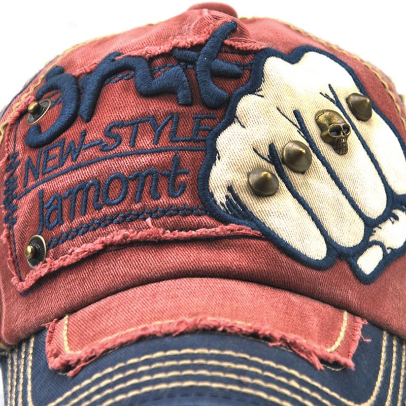 Casquette décontractée à motif de poing et lettre de mode pour hommes – Image 8