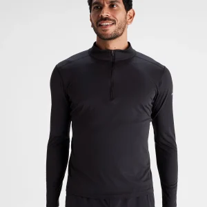 Haut Seeker à fermeture éclair quart de tour pour homme - Black Stingray