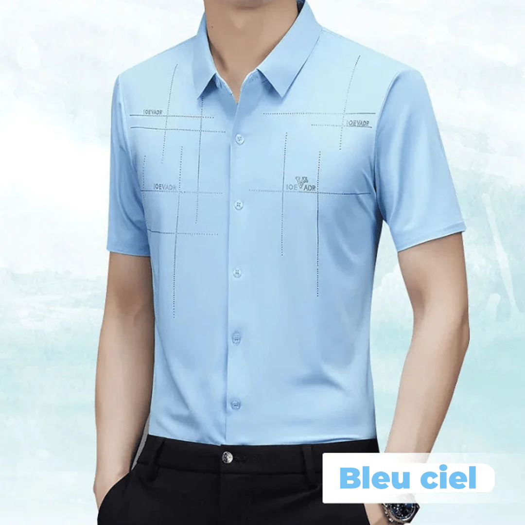 Daniel|Chemise d'Affaires en Soie pour Hommes – Image 2