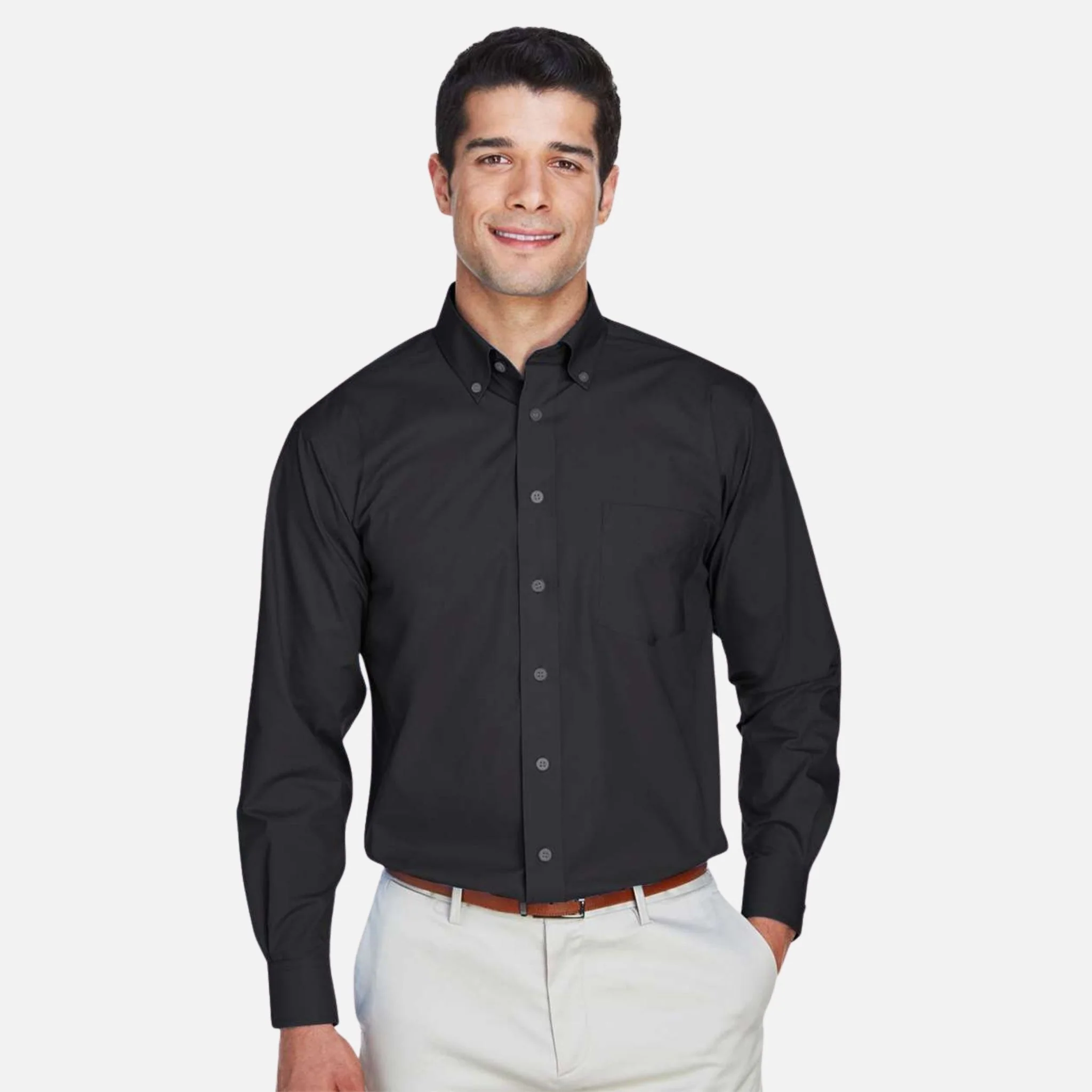 Chemise à manches longues avec poche | D620