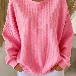 Sylvia | Sweat Femme Doux Oversize Chaud et Confortable pour un Style Élégant