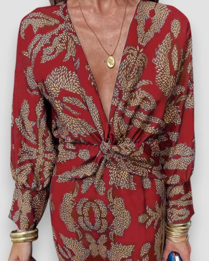 Sofia | Robe d'été Fluide à Manches Longues pour Femme – Image 7