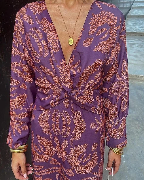 Sofia | Robe d'été Fluide à Manches Longues pour Femme – Image 8