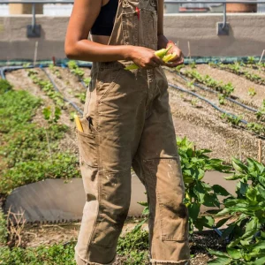 Anaïs｜Salopette unisexe en toile de coton avec coupe décontractée