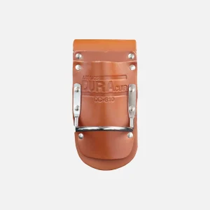 Étui en cuir – Équerre, marteau et pied-de-biche