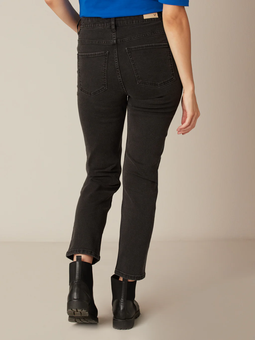 Jean droit à taille haute – Image 7