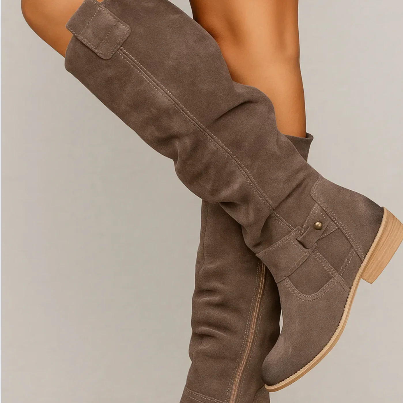 Brigitte | Élégantes Bottes Femme en Cuir PU pour un Style Raffiné – Image 6