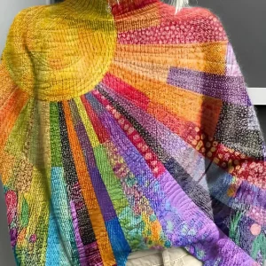 Anaïs | Pull Col Roulé Coloré Confortable pour Femme au Style Unique