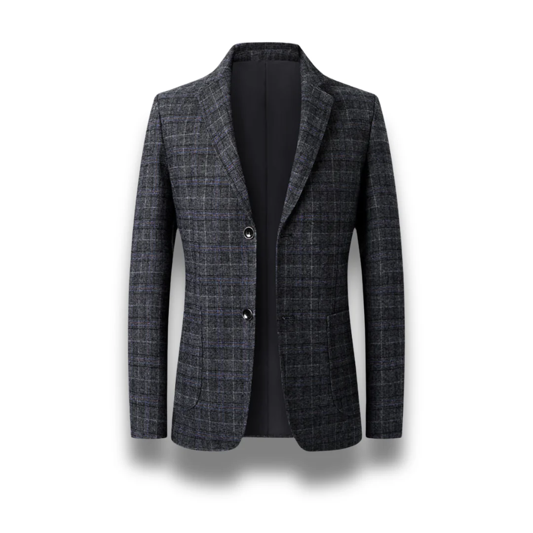 Léo | Blazer Homme Classique à Carreaux Élégant pour Un Style Sophistiqué