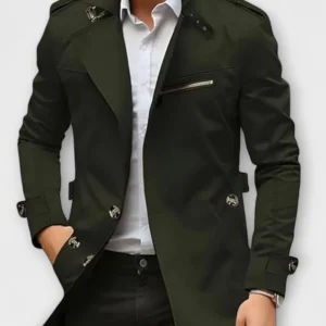 Hugo | | Trench-Coat Homme Élégant et Raffiné pour un Look Intemporel