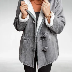 Manon | Veste Femme Chaude avec Doublure en Toison et Capuche