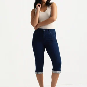 Capri droit en denim