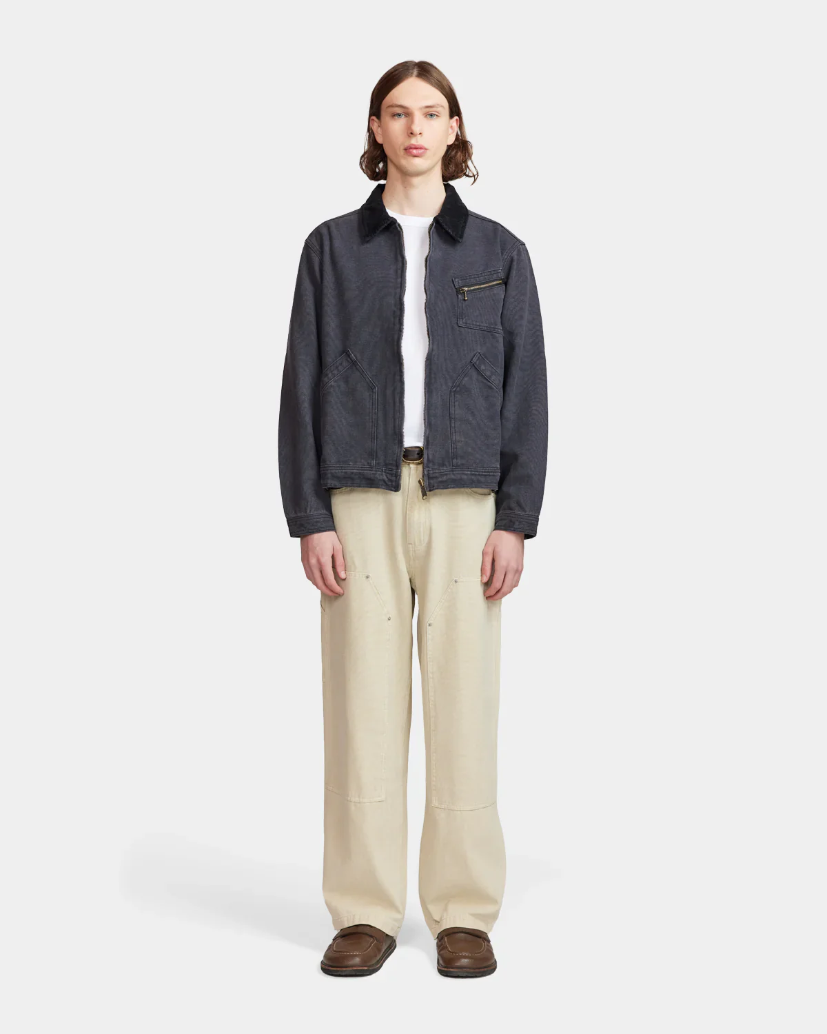 Double knee carpenter pant - Used Natural – Image 5