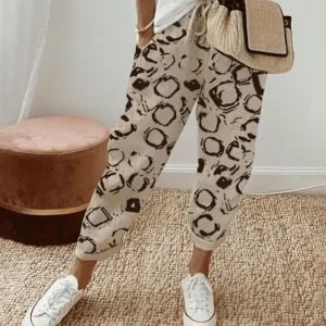 Zoé｜Pantalon élégant en coton et lin