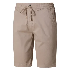 Shorts en coton couleur solide décontracté pour hommes