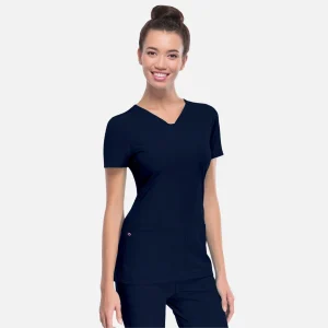 Haut d'uniforme – Coupe cintrée et détails fonctionnels