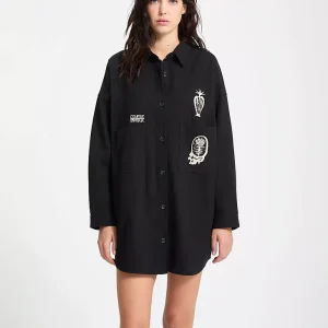 Volcom Fa Vaderetro Dress Black