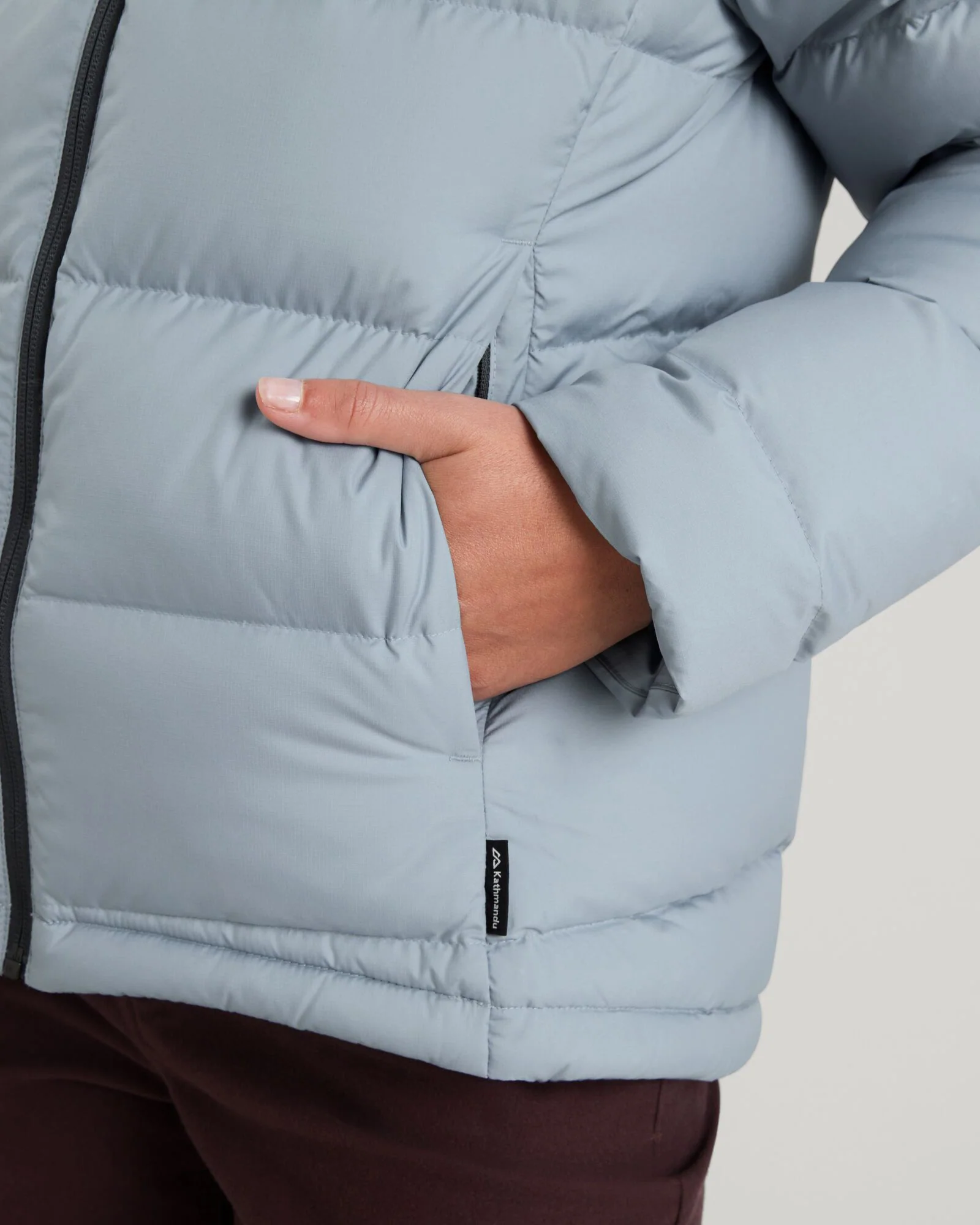 Doudoune à capuche Epiq pour femme - Bleu ondulation – Image 5