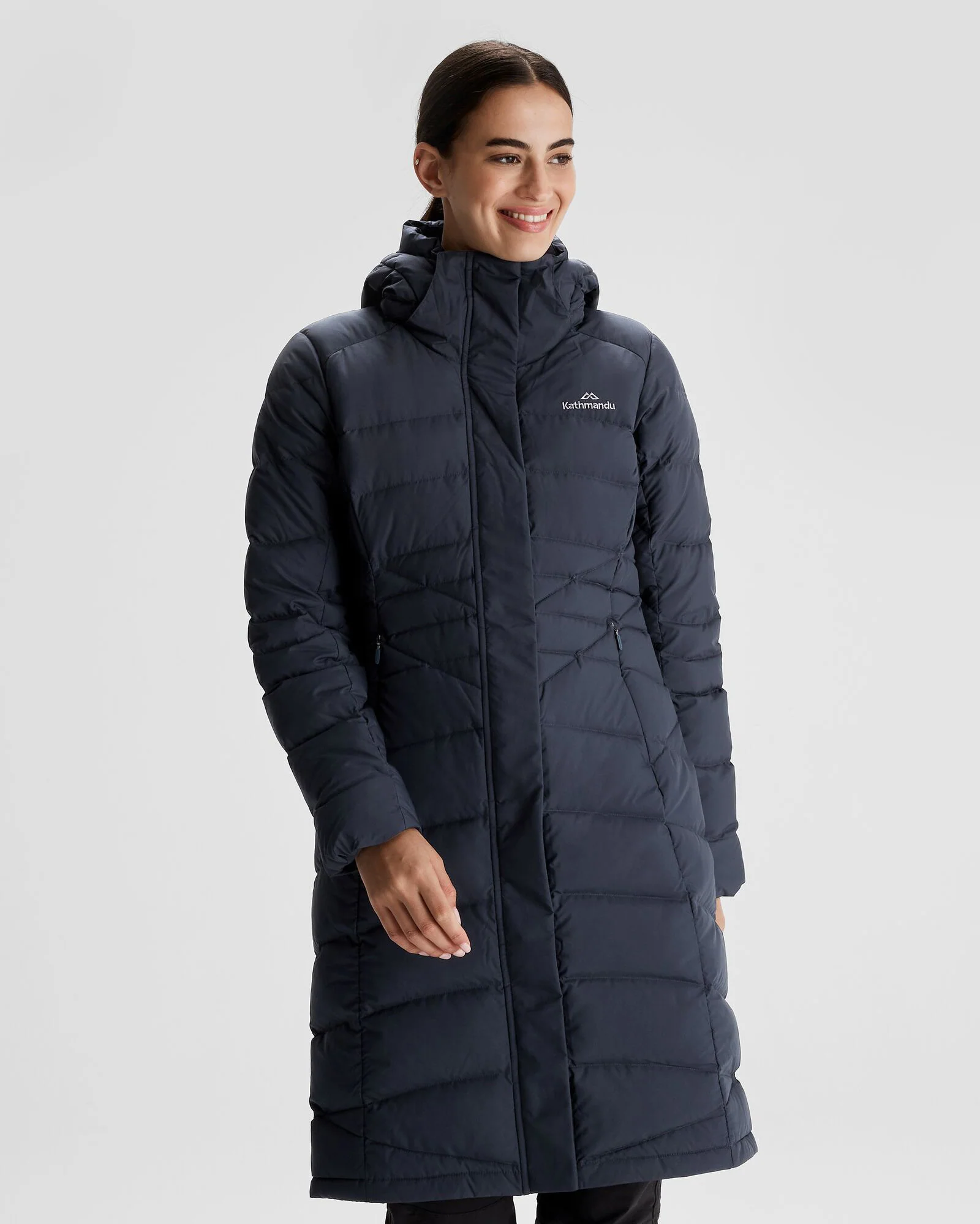 Parka Winterburn en duvet pour femme - Bleu marine pur