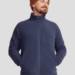 Veste polaire bio Ridge 100 PrimaLoft pour homme – Bleu marine pur