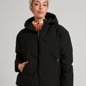 Doudoune à capuche Frisco X pour femme - Noir